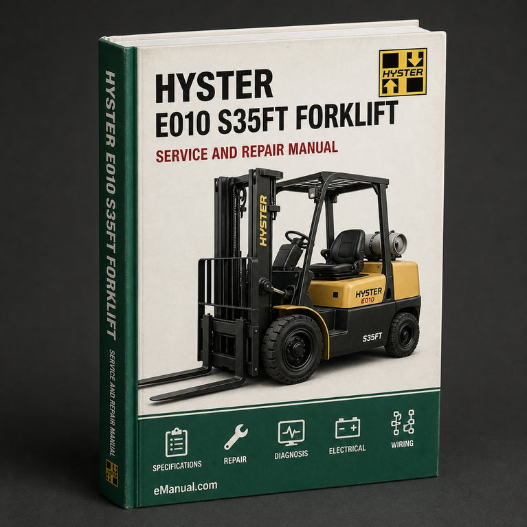 Hyster E010 (S35FT) Forklift Service Repair Manual