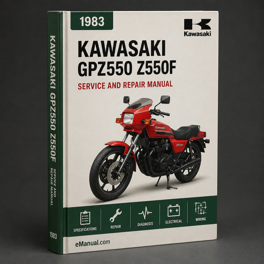 Kawasaki GPZ550 Z550F 1983 1984 1985 Workshop Service Repair Manual