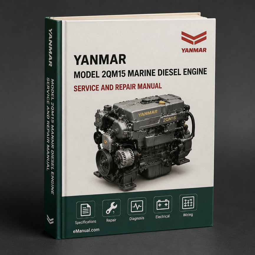 Yanmar Model 2QM15 Marine Diesel Engine Repair Manual