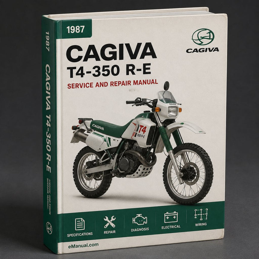 Cagiva T4-350 R-E 1987 Workshop Service Repair Manual