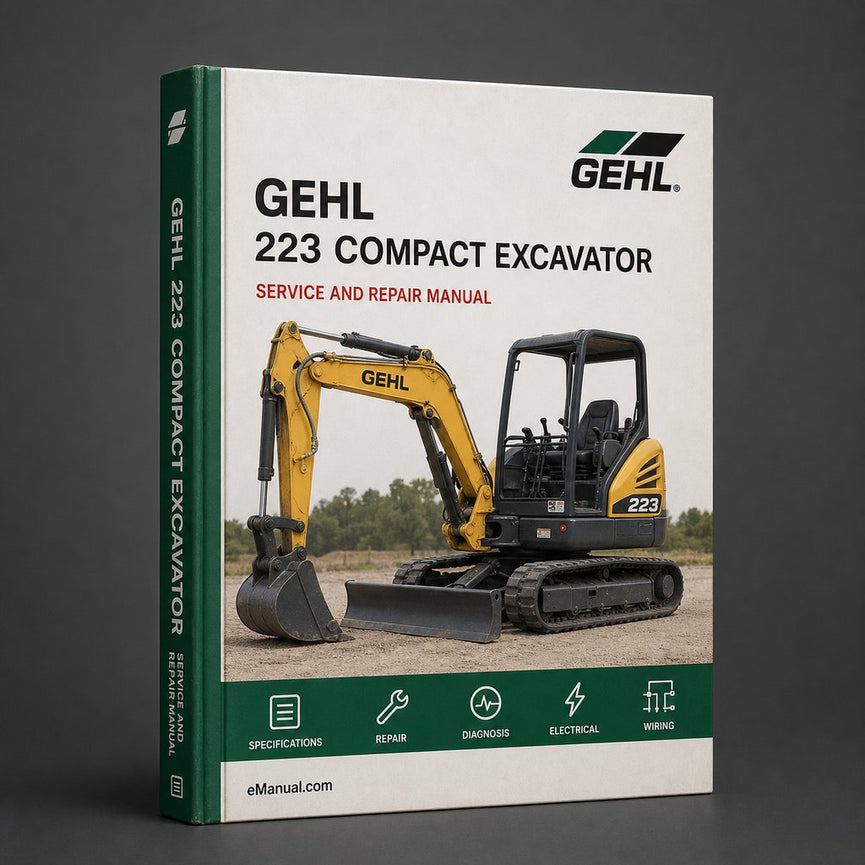 223 Gehl Compact Excavator parts Manual