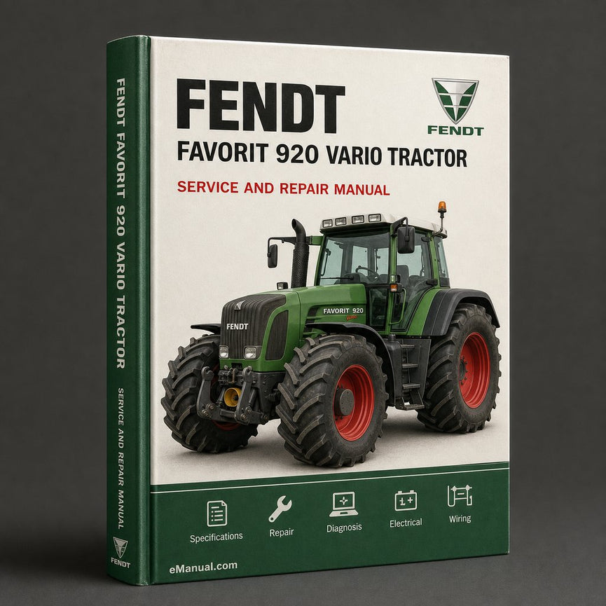 Fendt Favorit 920 Vario Tractor Workshop Service Repair Manual