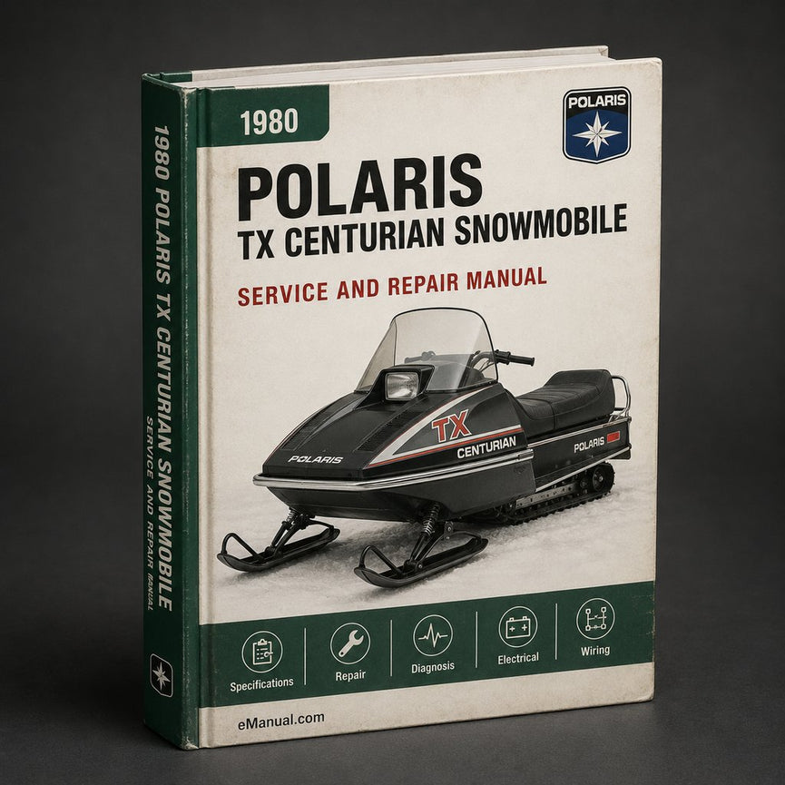1980 Polaris TX L Centurian Snowmobile Parts Manual