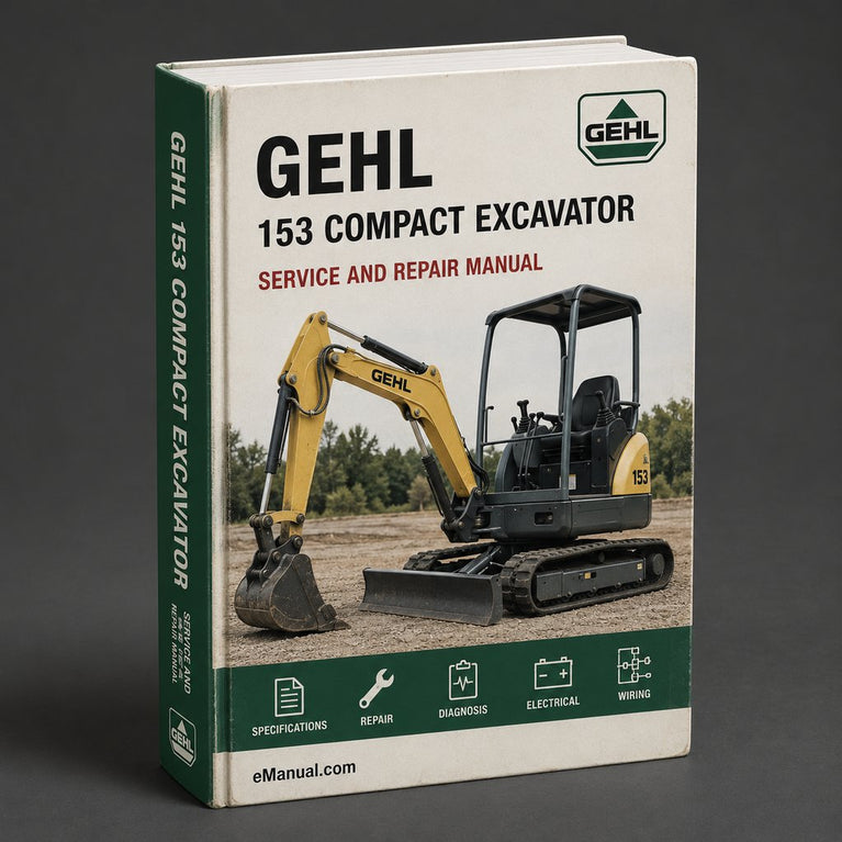 153 GEHL Compact Excavator parts Manual