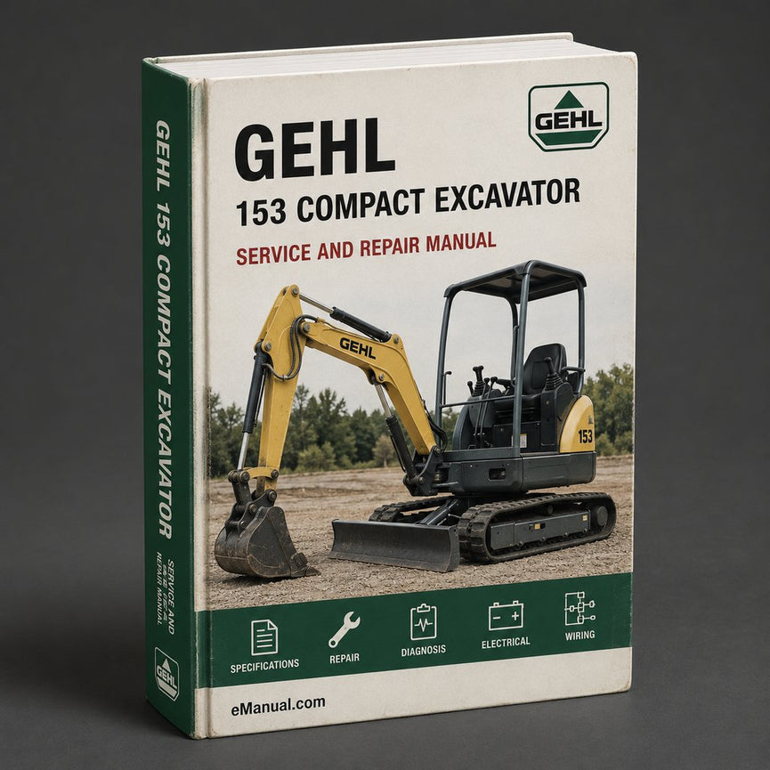 153 GEHL Compact Excavator parts Manual