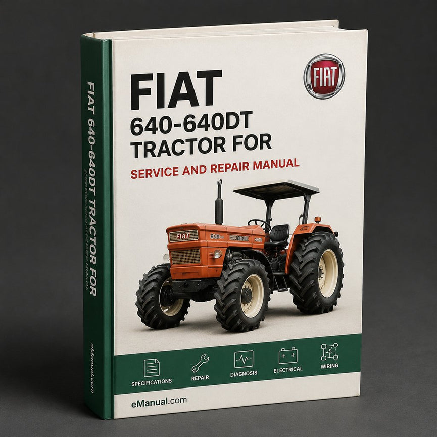 Fiat 640-640DT tractor Workshop Service Manual for Repair.