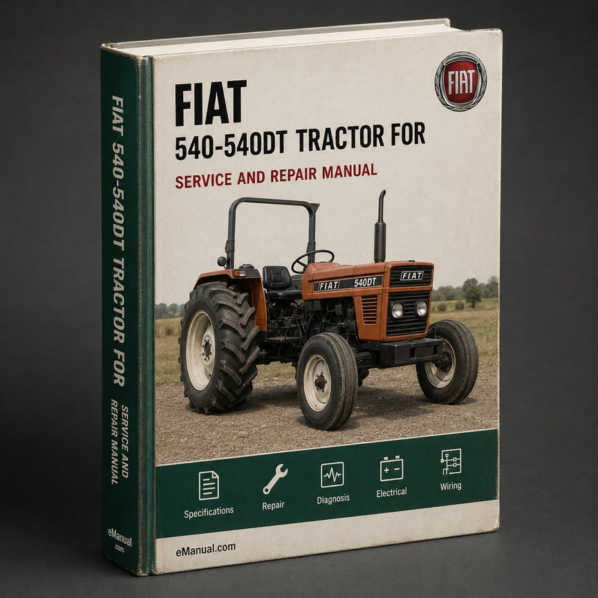 Fiat 540-540DT tractor Workshop Service Manual for Repair
