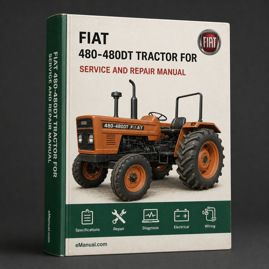 Fiat 480-480DT tractor Workshop Service Manual for Repair