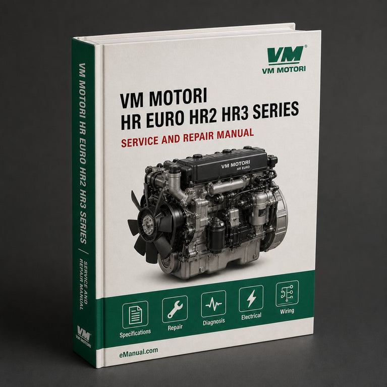 VM Motori HR Euro 2 & 3 HR2 HR3 Series Diesel Engine Complete Workshop Service Repair Manual