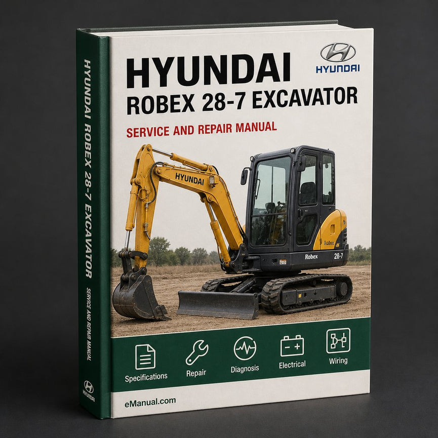 Hyundai Robex 28-7 Excavator Workshop Service Repair Manual
