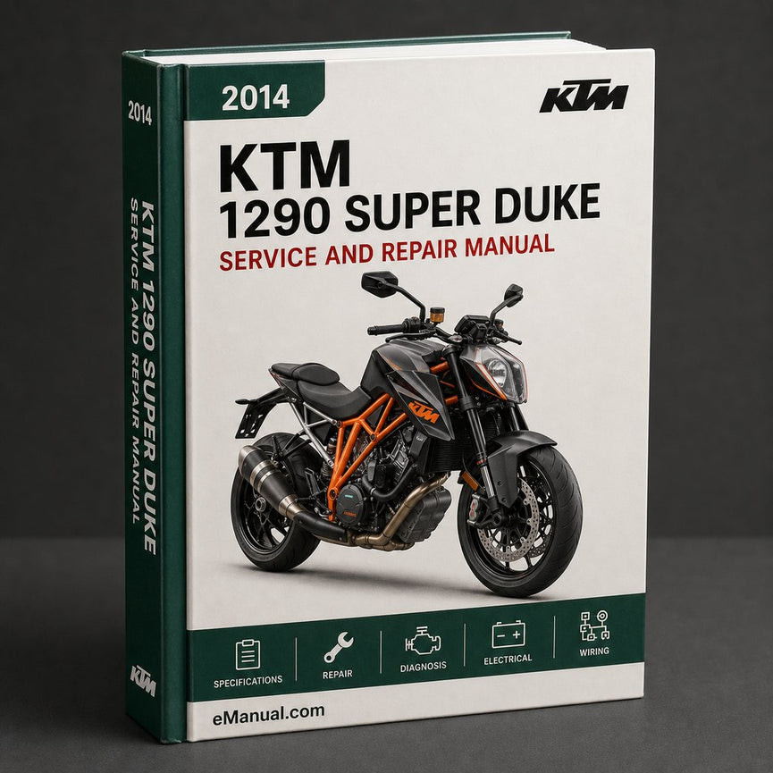 KTM 1290 Super DUKE R Service Workshop Manual 2014