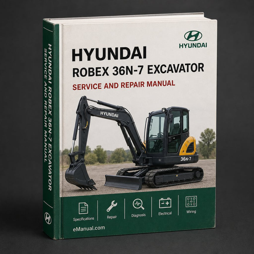Hyundai Robex 36N-7 Excavator Workshop Service Repair Manual