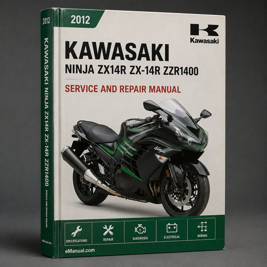 Kawasaki 2012-2013 Ninja ZX14R ZX-14R ZZR1400 Service Repair Manual