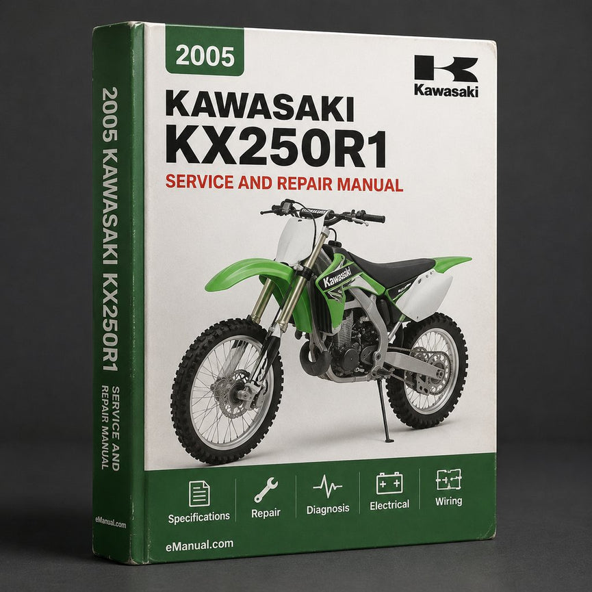 Kawasaki KX250R1 parts Manual. 2005