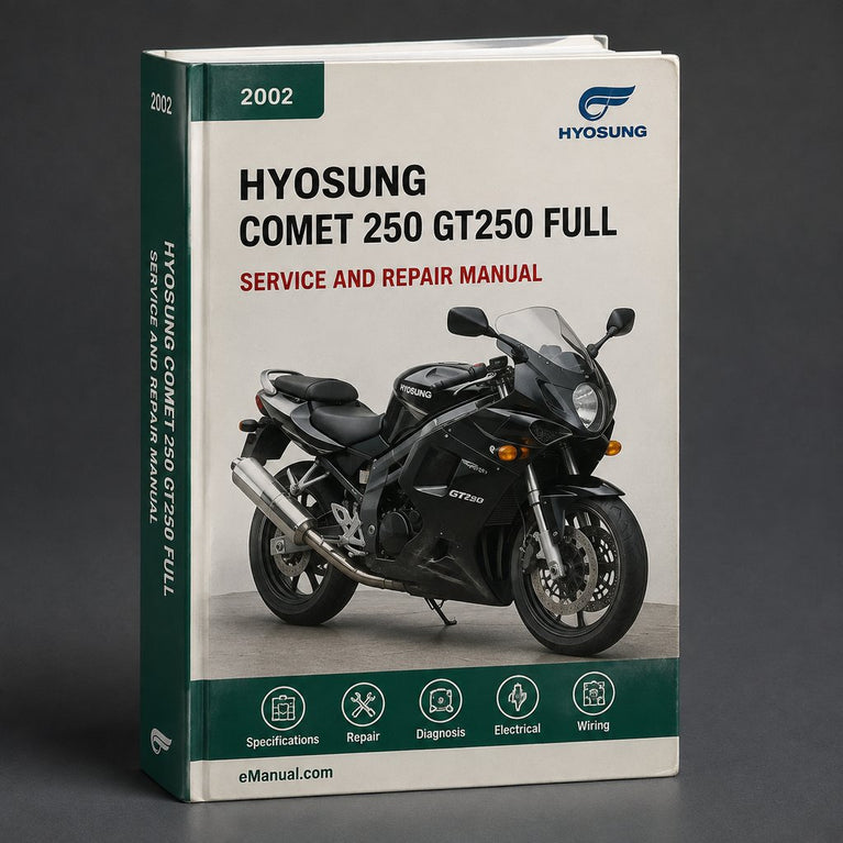 Hyosung Comet 250 GT250 2002-2010 Full Service Repair Manual