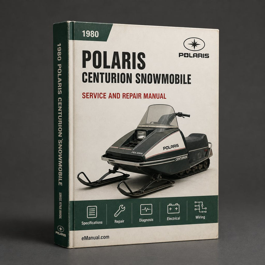 1980 Polaris Centurion Snowmobile Service Repair Manual