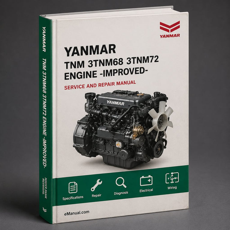 Yanmar TNM 3TNM68 3TNM72 Engine Service Repair Manual-Improved-PDF