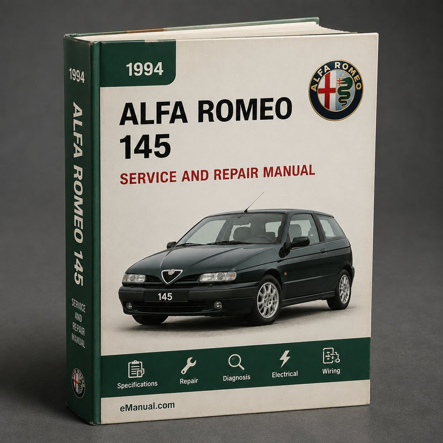 Alfa Romeo 145 1994-2001 Workshop Repair Service Manual
