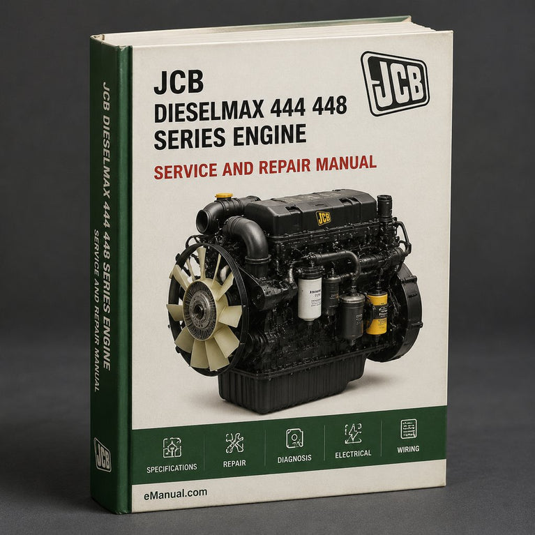 JCB Dieselmax 444 & 448 Series Engine Complete Workshop Service Repair Manual