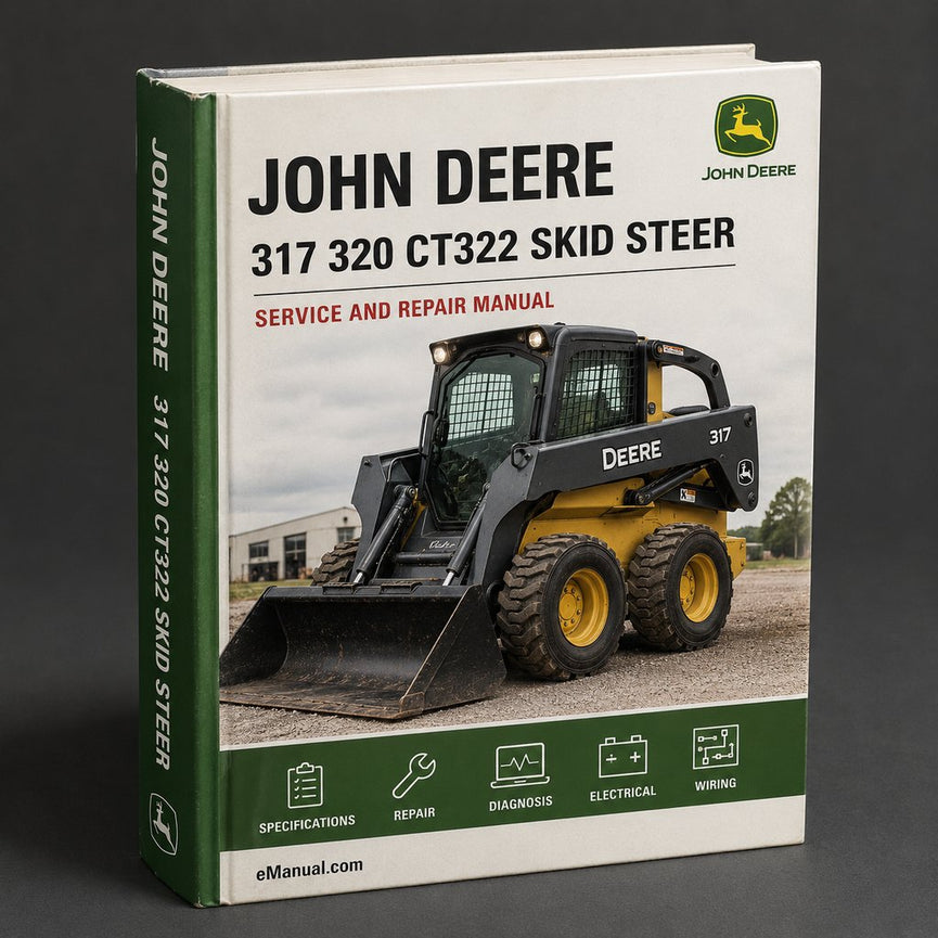 John Deere 317 320 CT322 Skid Steer Service Repair Workshop Manual PDF