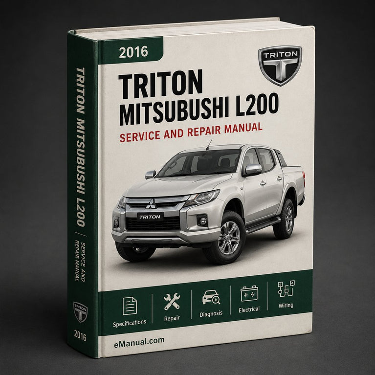 Mitsubushi L200 TRITON 2016 2017 2018 Repair Workshop Manual PDF