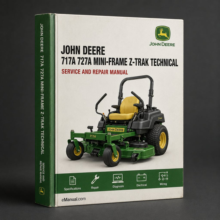 John Deere 717A 727A Mini-Frame Z-Trak Technical Manual PDF
