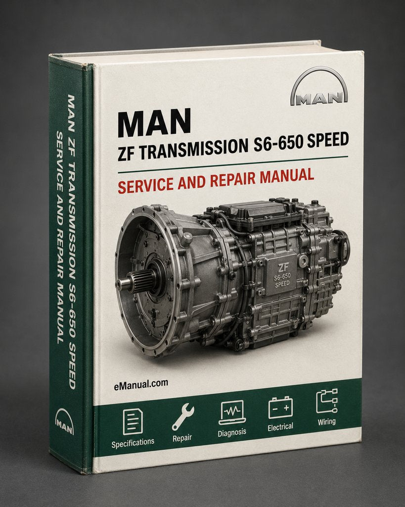 ZF Transmission S6-650 6 Speed Service Repair Workshop Manual PDF