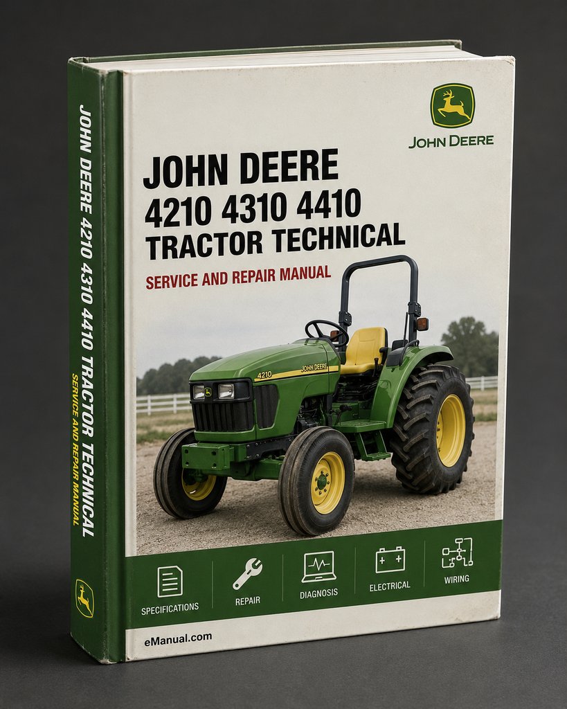 John Deere 4210 4310 4410 Tractor Technical Manual. PDF