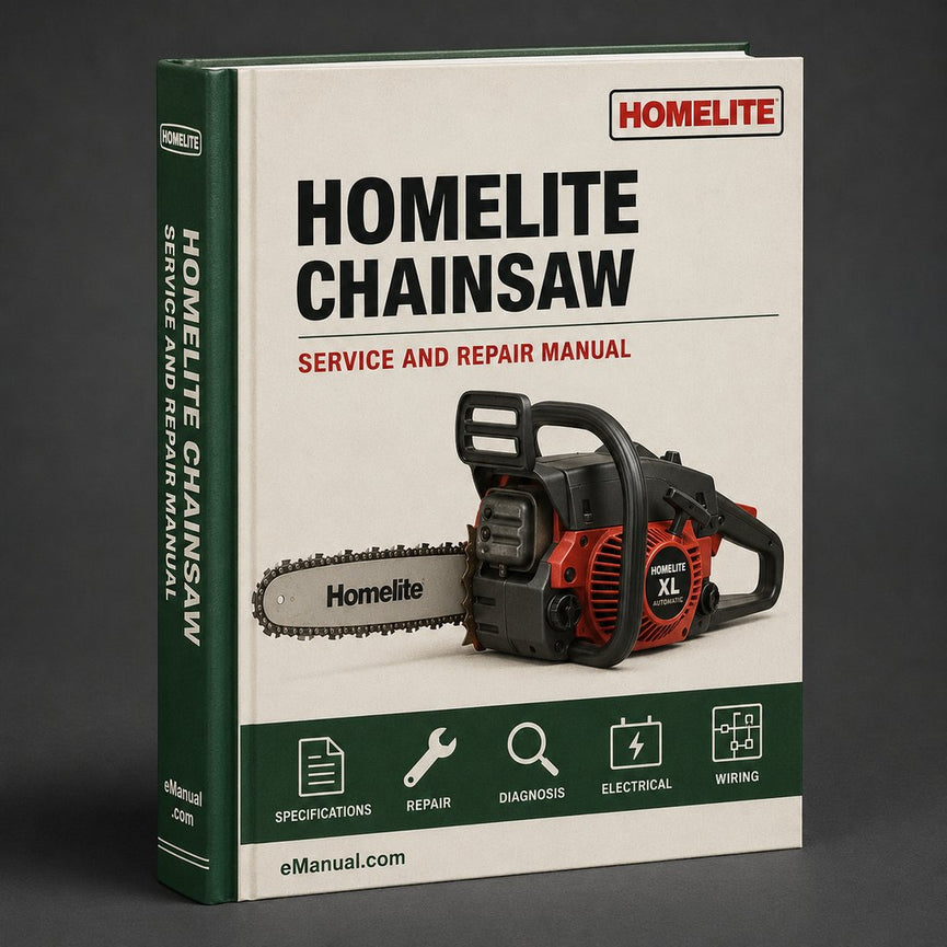 HOMELITE CHAINSAW Repair Manual PDF