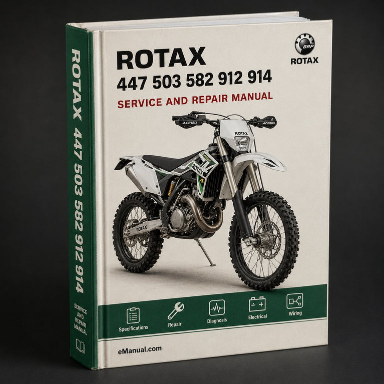 Rotax 447 503 582 912 914 Aircraft Engine Service Repair Workshop Manual PDF