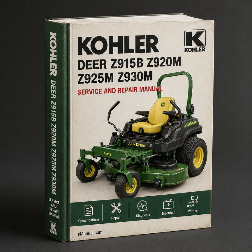 Deer Z915B Z920M Z925M Z930M Z950M Z920R Z930R Z950R Z960R Z970R Technical Manual (TM127619) PDF