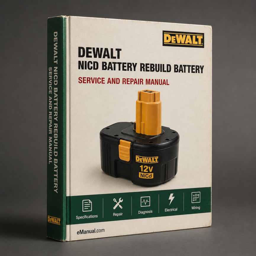 DeWalt NiCd Battery Repair Guide Rebuild DeWalt Battery