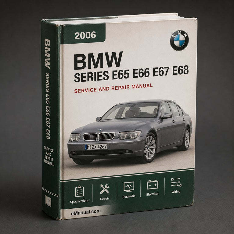 BMW 7 Series E65 E66 E67 E68 Complete Workshop Service Repair Manual 2006 2007 2008 PDF