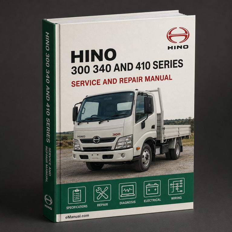 Hino 300 340 and 410 series truck Service Manual PDF
