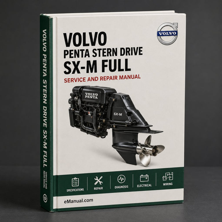 Volvo Penta Stern Drive SX-M Full Service Repair Manual PDF