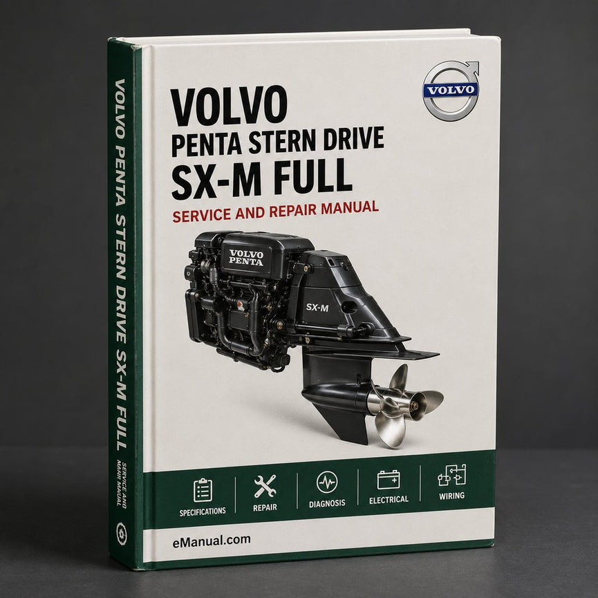 Volvo Penta Stern Drive SX-M Full Service Repair Manual PDF