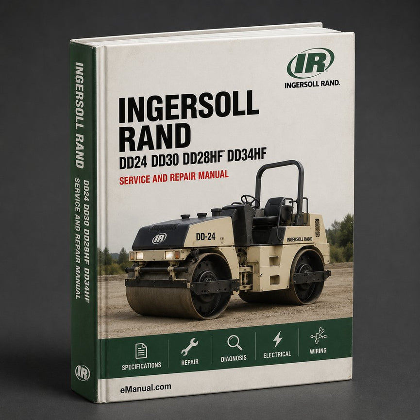 INGERSOLL RAnd DD24 DD30 DD28HF DD34HF VIBRATORY COMPACTORS Parts Manual PDF