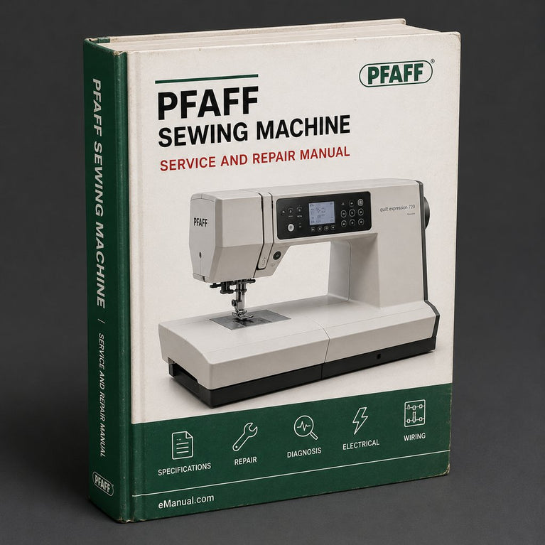 Pfaff Sewing Machine Repair Manual PDF