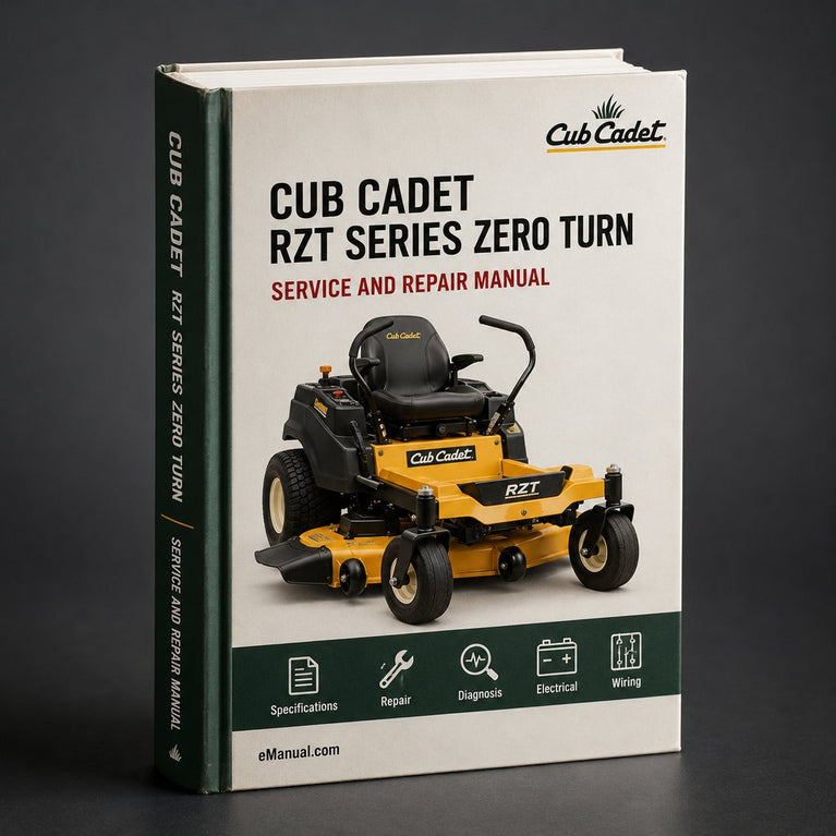 Cub Cadet Rzt Series Zero Turn Workshop Service Repair Manual PDF