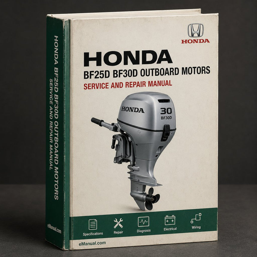 Honda BF25D BF30D Outboard motors Service Repair Manual PDF