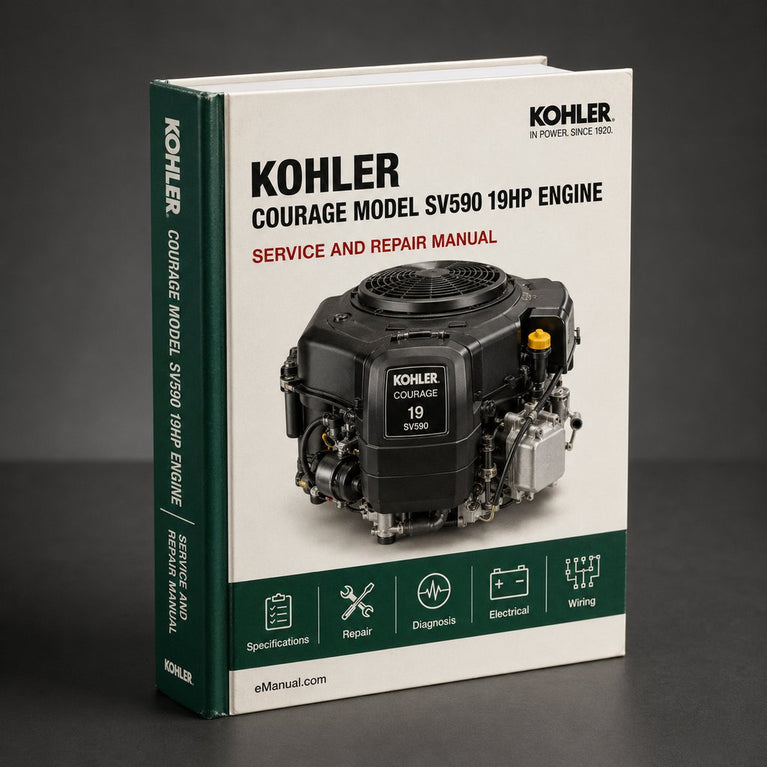 KOHLER COURAGE Model SV590 19HP Engine Workshop Manual PDF