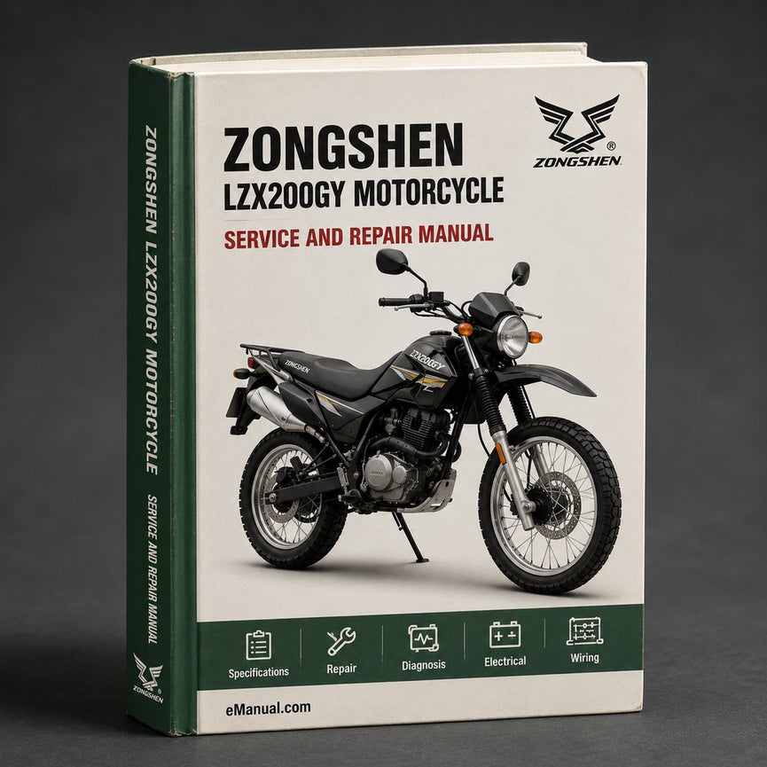 Zongshen LZX200GY 2 Motorcycle Complete Workshop Repair Manual 2