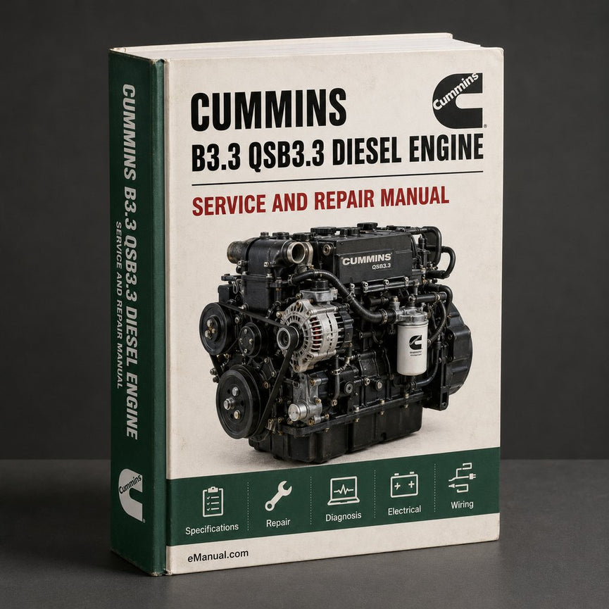 Cummins B3.3 & QSB3.3 Diesel Engine Service Repair Manual PDF