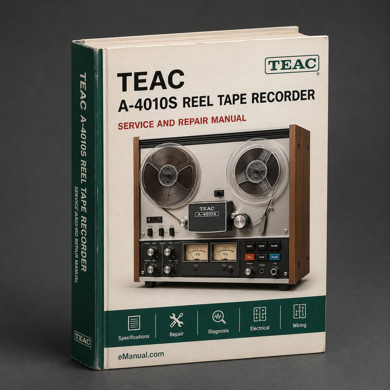 Teac A-4010S reel tape recorder Service Manual PDF