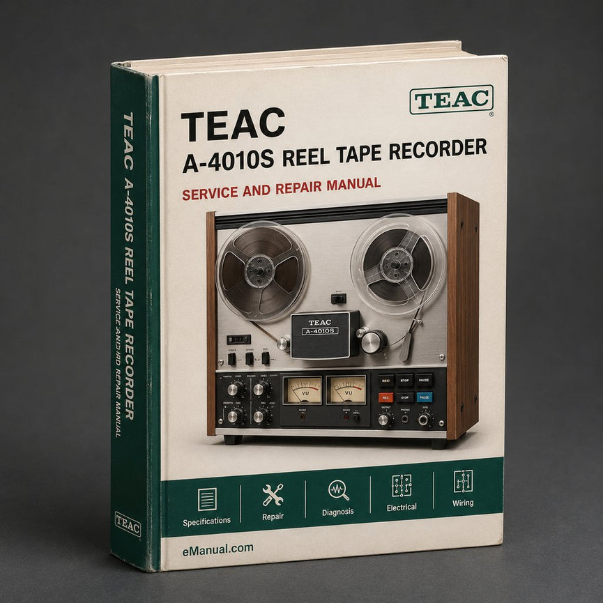 Teac A-4010S reel tape recorder Service Manual PDF