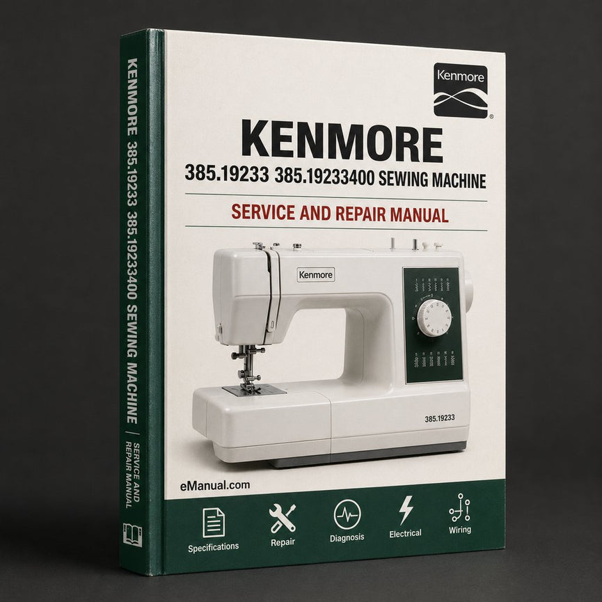 Kenmore 385.19233 385.19233400 sewing machine Manual PDF