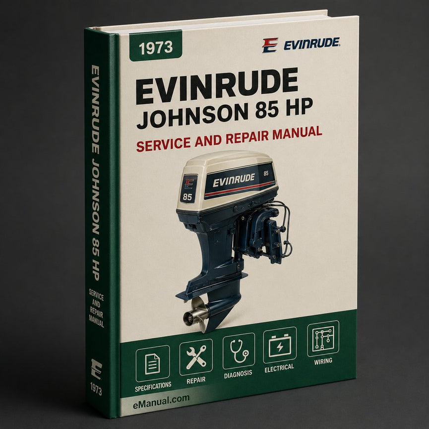 Johnson Evinrude 85 HP 1973-1990 Service Repair Manual PDF