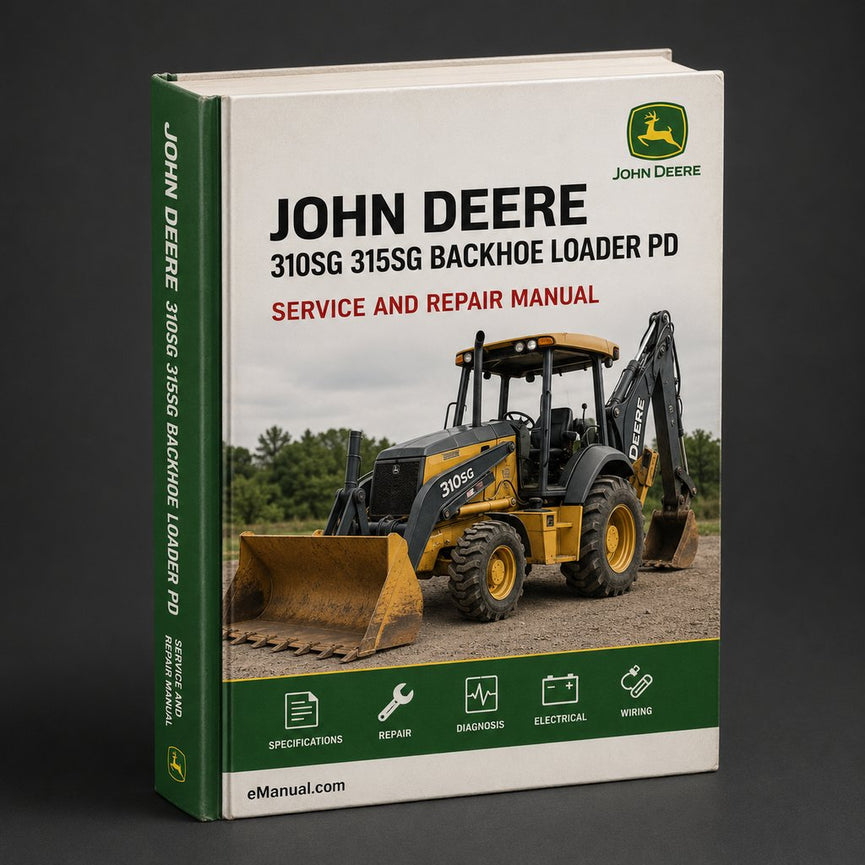 John Deere 310SG 315SG Backhoe Loader Complete Workshop Service Repair Manual PDF