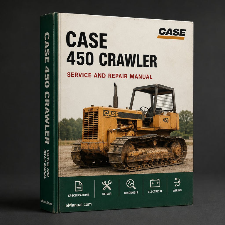 Case 450 Crawler Service Repair Maintenance Manual PDF