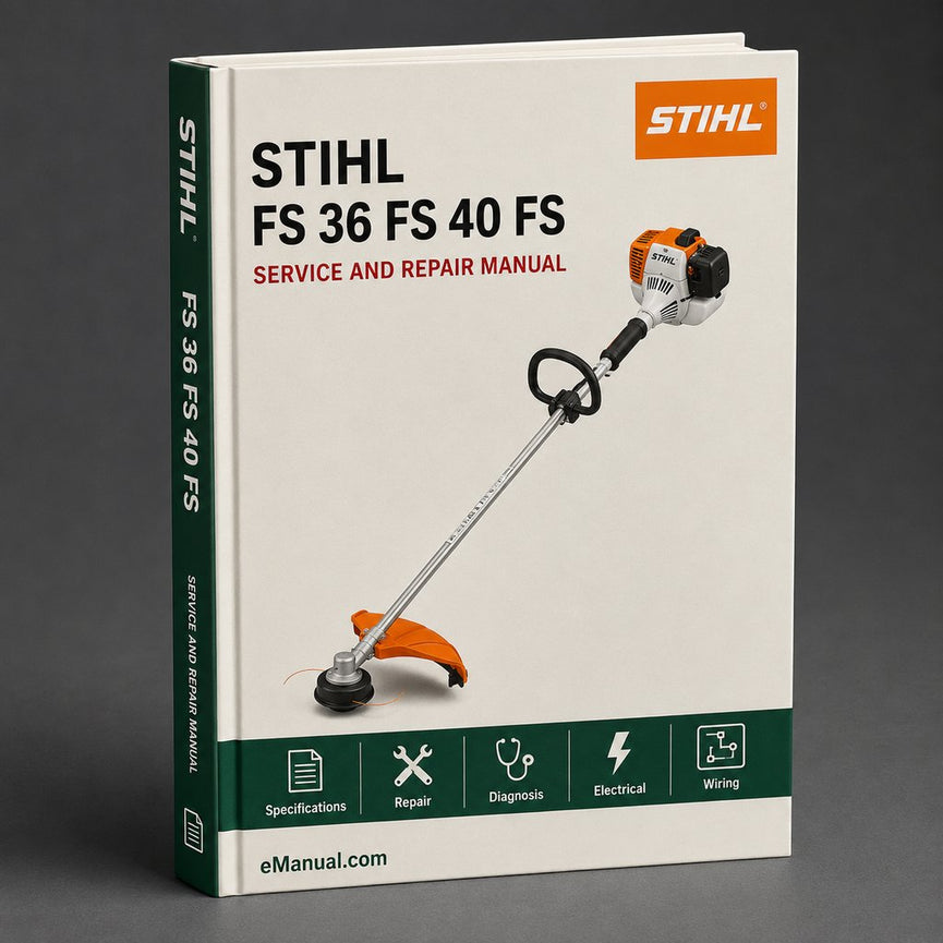Stihl FS 36 FS 40 FS 44 Brushcutters Service Repair Manual Instant PDF